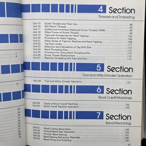 1979 MACHINE TOOL TECHNOLOGY McCarthy Repp McKnight Publish 4th Ed HC Metalwork - Picture 6 of 16